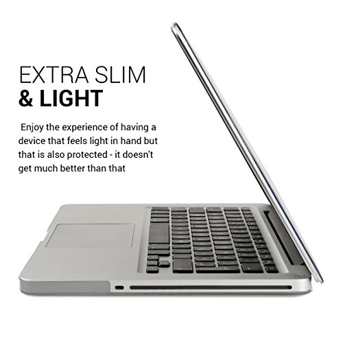 kwmobile Crystal Hülle für Apple MacBook Pro 13″ (ohne Retina) Hard Case – dünne durchsichtige transparente Schutzhülle Cover Tasche Transparent - 3