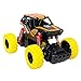 Produktbild Think Wing 4WD Ziehen Monster Trucks mit Musik & Licht High-Speed-Druckguss Buggy Funktionen Spielzeug Autos 4 Styles Collectable Off-Road-Auto Geschenk für Kinder Maßstab 1:32 (T3204-Gelb)