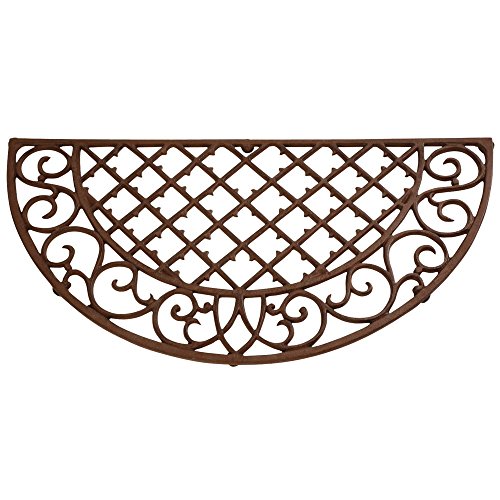 Edle Landhaus Stil Gusseisen Fußmatte, Fußabstreifer, Türmatte, Fußabtreter, Maße 66,5 x 34 x 1,8 cm