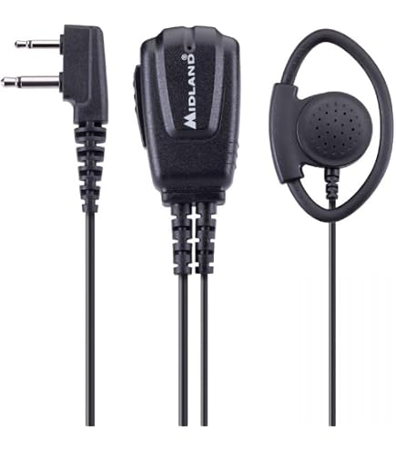Lot De 5 Microphones Enveloppants TechSide TSAU-M+ 2 Broches Midland - Compatible G7 Pro G8 G9 Et Plus