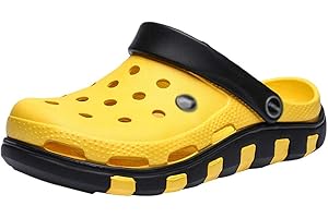 Mengyu Amants Pantoufles pour Hommes Femmes Respirant Fermé Chaussures de Jardin D'Été Mules Sabots Légère pour Piscine