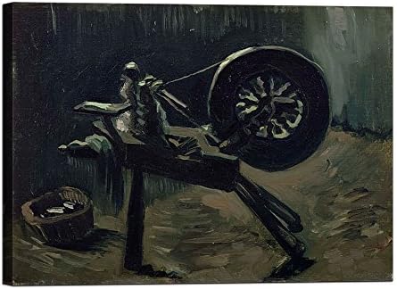 Picture on canvas with Wooden Frame Vincent van Gogh Bobbin Winder 70x50 CM
