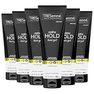 TRESemme TRES TWO Hair Gel, Extra Hold 9 oz (Pack of 6)