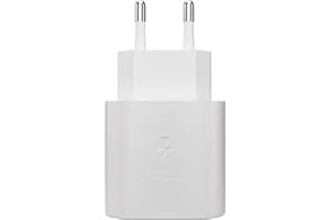 ‎JUPPTELECTRONICS Ładowarka USB C, 25 W, szybka ładowarka do Samsung Galaxy S24, S23, S22, S21 FE, S21 Ultra 5G, S20, Note 10/20, A54, A53, A52, A72, M43, M53, Z Fold4/5, Fold4/5, Super Fast Charging zasilacz typu C