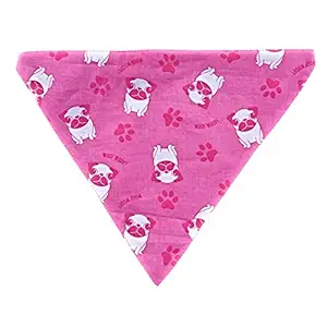 Puglife Dog Bandana by Lana, Quirky & Cool Dog Fashion Accessory with Easy to use Adjustable Strap