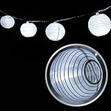 Solar Lichterkette Lampion Gartenbeleuchtung Solarlampen in drei verschiedenen Längen - 6