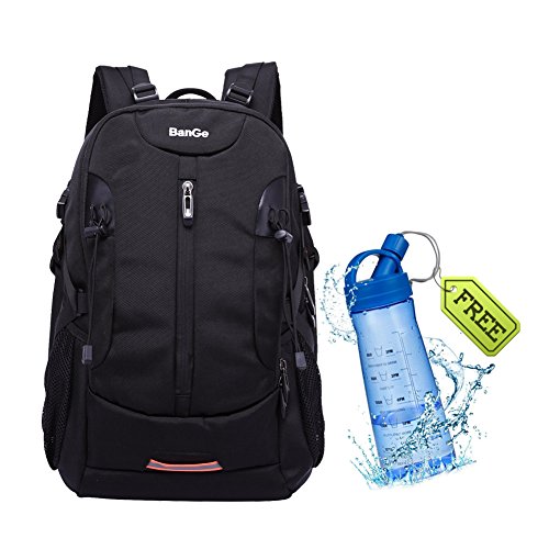BanGe Wasserdicht Laptop Rucksack 17 Zoll Business Backpack Rucksäcke Multifunktionsrucksack Schwarz