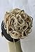 CURLY SCRUNCHIES BUN HAIRPIECE PONYTAIL UP DO HAIR EXTENSION SCRUNCHY ( Dark Blonde #27/613) by Other
