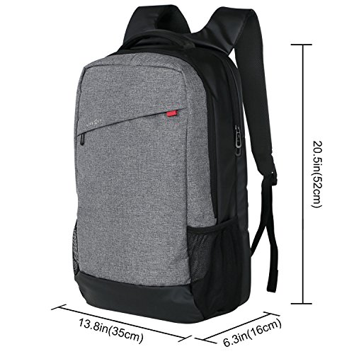 Lifewit Laptoprucksack Notebook Rucksack 17 3 Zoll Gepolstert Multifunktional Business Daypack Backpack Laptoptasche Schulrucksack Wasserabweisend Gra