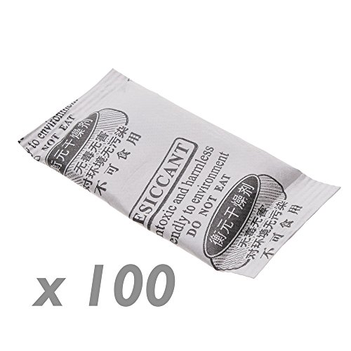 Cablematic - Desiccant dehumidifier bag of silica gel 25x50mm 2g 100 pack