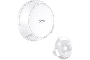 EDUP LOVE EDUP Support Mural pour Deco BE23 / BE25 / BE3600 / BE5000 Système Mesh WiFi 7, Support Gain de Place avec Gestion des Câbles Cachée, Design Sécurisé et Élégant pour Maison et Bureau (Blanc, Lot de 1)