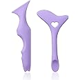 2pcs Eyeliner Stencils, Silicone Winged Eyeliner Tool Helper for Beginners Eyeliner Stencils Wing Tips Multi-Purpose Eye Make-Up Tool for Eyeliner, Eyelash, Eyebrow, Lip Line, Face Contour