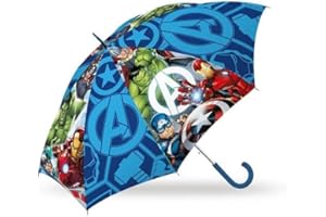 TEXTIEL TRADE Ombrello Marvel Avengers bambini Ombrellino classico con maniglia ufficiale 4566