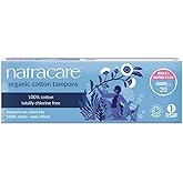 Natracare Organic All Cotton Tampons, 20 each