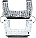 Produktbild Amazing Tot Drool and Teething Pad Reversible Organic Cotton 3-Piece Set for Ergobaby Four Position 360 Baby Carrier (Grey and White Arrows) [Patent Pending]