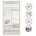 Produktbild PeiQiH Moskito Magnetische Schirmtür, Schließen Automaticlly Ruhig In Der NÄhe Atmungsaktive Mesh-vorhang Full-frame-haken-Ösen Für Französische Schiebetür-beige 90x200cm(35x79in)