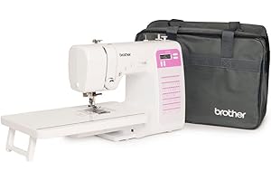Brother CX70PES (Nouveau Modèle) - Machine à coudre électronique avec 70 points de Couture + Table et Sac inclus, White