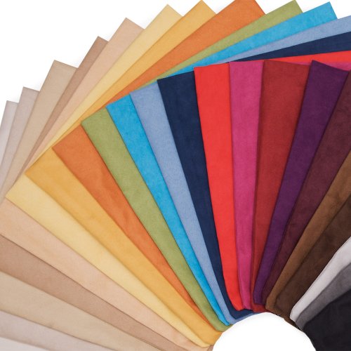 Kissenhülle Alcantara Imitat quadratisch 60 cm x 60 cm Beige - 5