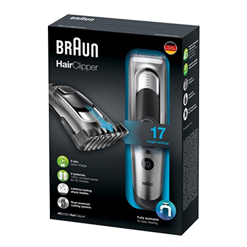 Braun Haarschneider HC5090, Langhaarschneider, einsetzbar als Trimmer, schwarz - 6