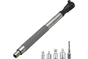 SEAFRONT 1/2 "Offsetförlängning Skiftnyckel Electric Impact Ratchet Wrench Extender med 4 Adapters Electric Drill Adapter Soc