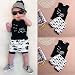 Boys Sleeveless T Shirt Kids Summer Shark Cartoon Top + Pants Clothing 0-24 Months (18-24 Months)
