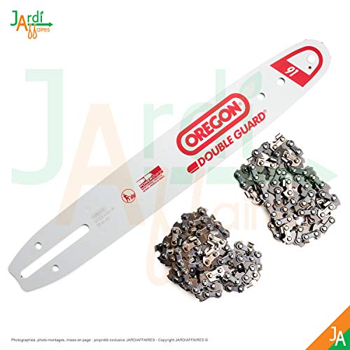 Jardiaffaires Combo Oregon Guide 30cm 120SDEA041 + 2 Chaines 91P045E