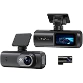 Hakopro 3840 * 2160P &Ouml;n ve Arka Kameralı 1.5&rdquo; IPS HD Ekran, Wifi ve Ultra Geniş A&ccedil;ılı UHD 4K Akıllı Ara&ccedil; Kamerası CMR110