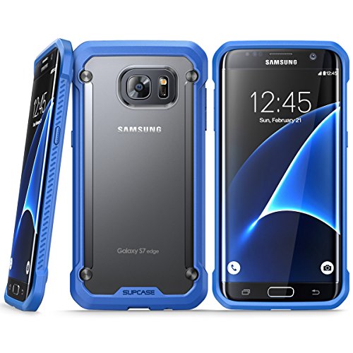 Supcase Carcasa para Samsung Galaxy S7 Edge 2016  Funda cubierta protectora Unicorn Beetle serie Premium Hybrid  Frost Blue 