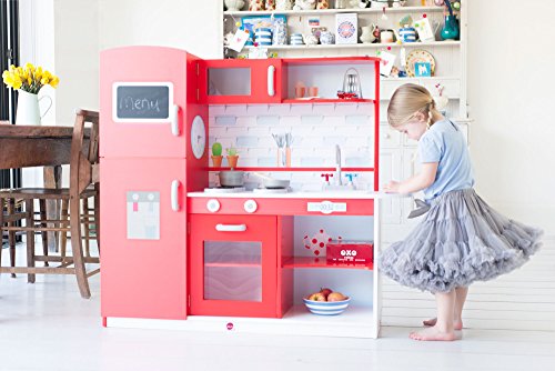 Plum Terrace Wooden Kitchen (Red Apple)