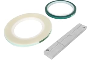 ERYUE 1/4 10 Tums öppen Rulle Till Rulle Tejpskarvningsset, Tejpskarvblock med Ledaretejp för Revoxsonido, Litet och Kompakt Aluminiumlegeringsmaterial, Lätt Att Använda och
