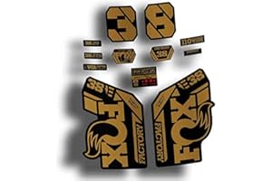 CUAC REVOLUTION Pegatinas Horquillas Compatible con Fox Factory 38 EBIKE 2021 Bicicleta Ciclismo