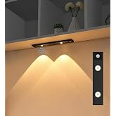 Neo Vista Hareket Sens&ouml;rl&uuml; Slim Led Kabin Armat&uuml;r&uuml; Dekoratif Dim Edilebilir Usb Şarjlı Aydınlatma (Siyah, 20 CM)