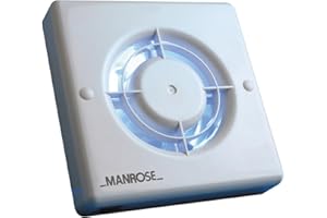 Genuine Manrose Extractor Fan No Timer XF100S - 4 inch/100 mm