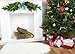 Produktbild 7 x 150 Kate Hintergrund Fotografie Weihnachtsbaum weiß Kamin Holz Boden Weihnachten Foto Hintergrund für Neugeborene Studio Hintergrund