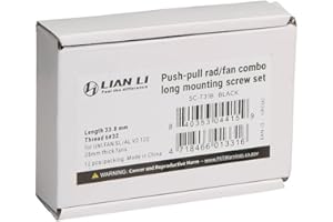 LIAN LI Li SC-T31B - Tornillos para ventiladores, 12 unidades