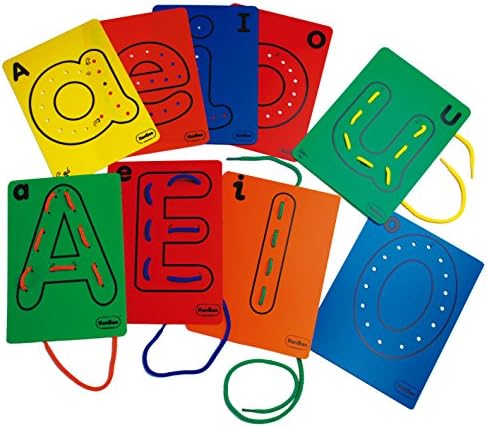 HenBea 765 "Vowels" Threading Stencil (5-Piece)