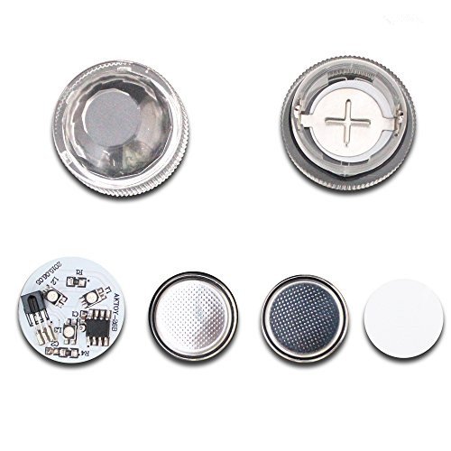 StillCool 5pcs Multi Color RGB LED-Unterwasserbeleuchtung wasserdichte Lampe beleuchtet dekorative Lichter Lichter Schwimm f.Remote Steuerung Wassergarten , Aquarium, Bad Pool und Spa usw. - 3