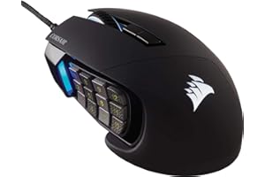 CORSAIR SCIMITAR RGB ELITE Mysz gamingowa - 18 000 DPI - czarna (CH-9304211-EU)
