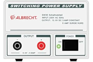 Albrecht sw 35 Interior Blanco Adaptador e inversor de Corriente - Fuente de alimentación (Interior, Radio, ca a CC, Blanco).