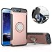Produktbild Mosoris Hülle für Huawei Honor 9, Huawei Honor 8 Pro Handyhülle mit Ring Kickstand, Schutzhülle mit 360 Grad Drehbarer Handyhalterung Geeignet für Auto Magnet Ring für Huawei Honor 9, Rosé Gold