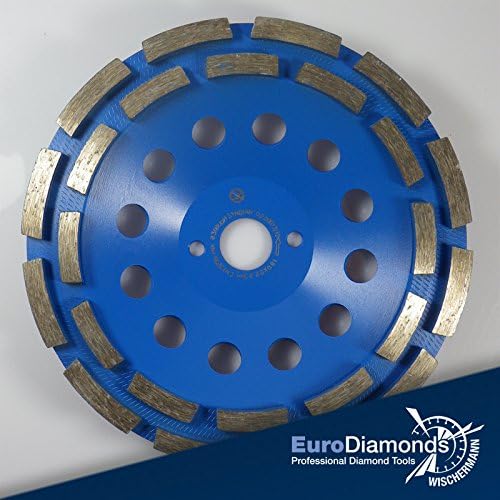 Professional Diamond Cup Grinder Sanding Disc – Ø 180 mm Height: 23 mm (Specially for Makita) Cup Wheel, Double, for Concrete, Floor Screed and Natural Stone
