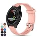 Produktbild Silikon Garmin vivoactive Gurt für Garmin vivoactive 3/vivomove/vivomove HR, fanceeast Smart Watch Ersatz Band für Garmin vivoactive 3/Garmin vivomove HR/ticwatch 2/MOTO 360 2 Herren 42 mm/Samsung Gear S2 Classic Smart Watch, rose