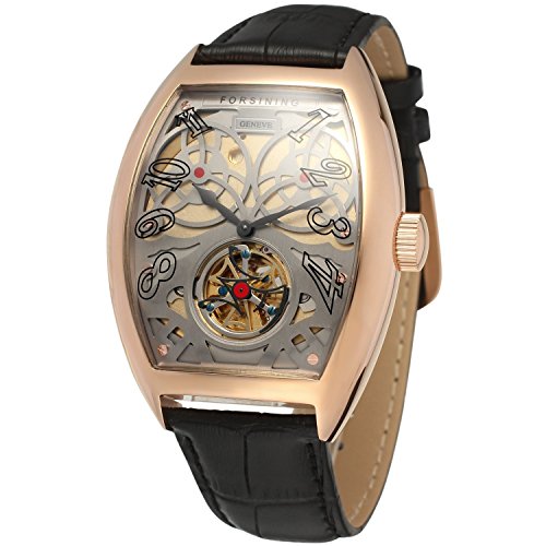 forsining Herren Stilvolle automatische Tourbillon Tonneau Zifferblatt Armbanduhr fsg9409m3r2 forsining Herren Stilvolle automatische Tourbillon Tonneau Zifferblatt Armbanduhr fsg9409m3r2