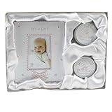 Christening Gift My First Curl / Tooth & Frame 2 x 3 " It's A Girl