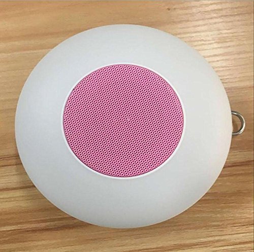 WY&WYNeben Lampe Multicolor dimmbare Nachtlicht, drahtlose Bluetooth-Lautsprecher Fernbedienung mit Wecker