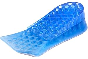 MNIXY 1 Paar Abnehmbare Erhöhung Höhe Einlegesohlen Zwei Schichten - Blau