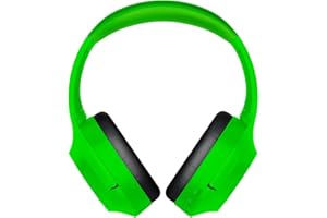 Razer Opus X - Auriculares inalámbricos de baja latencia con tecnología ANC (cancelación activa del ruido, controladores de 40 mm ajustados a la medida, batería de hasta 40 horas) Verde