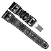 Produktbild 22 mm Uhrenarmband echt Leder Band Passform für Porsche Pilot-Armbanduhr