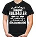 Produktbild Leg dich niemals mit einem Holzfäller an T-Shirt | Wald | Garten | Sprüche | Hobby | Job | Pflanzen | Männer | Herren | Fun (XL, Schwarz)