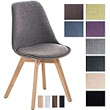 BASE: la silla de comedor Borneo cuenta con un soporte de 4 patas de madera de haya que le da la resistencia necesaria a la unidad.